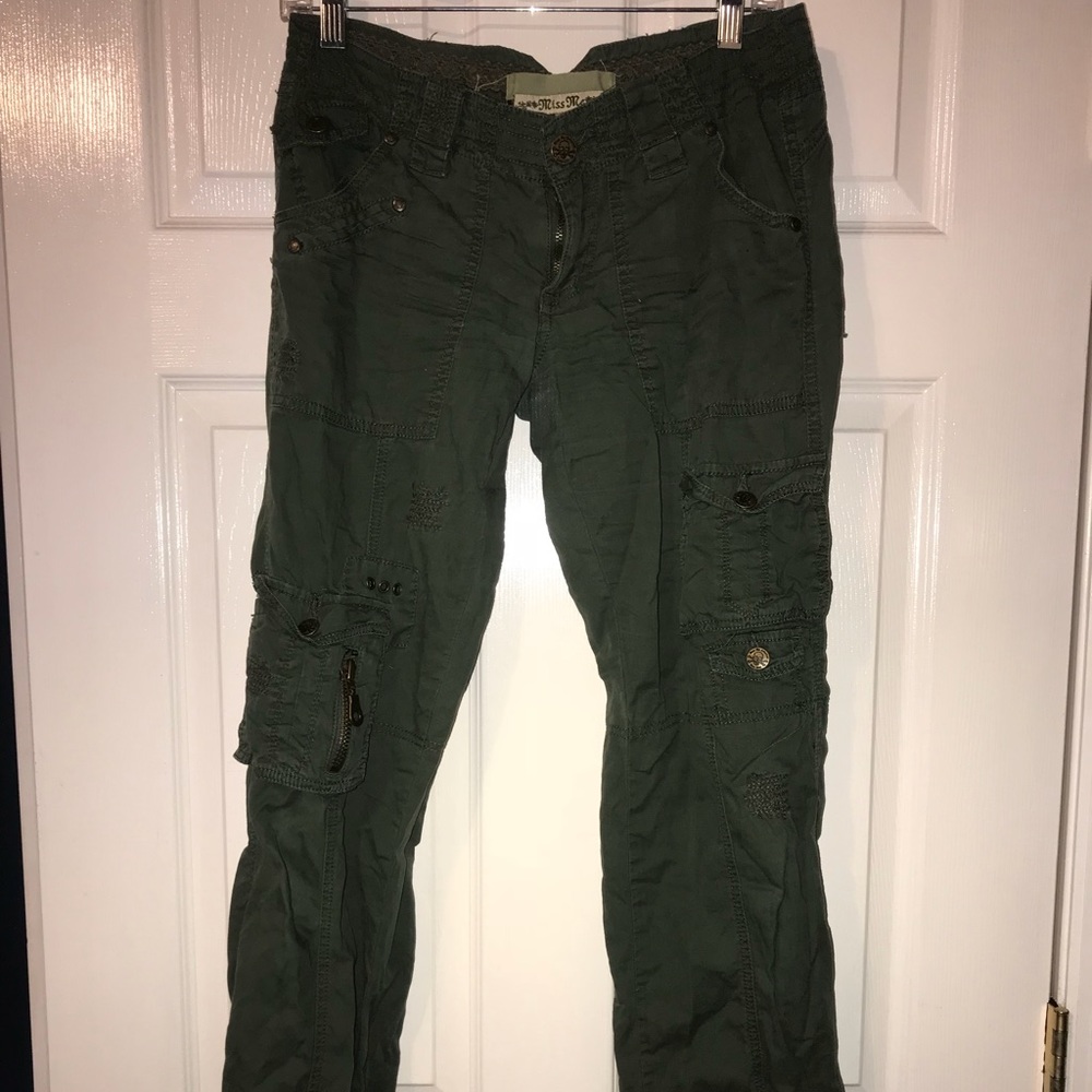 green utility pants